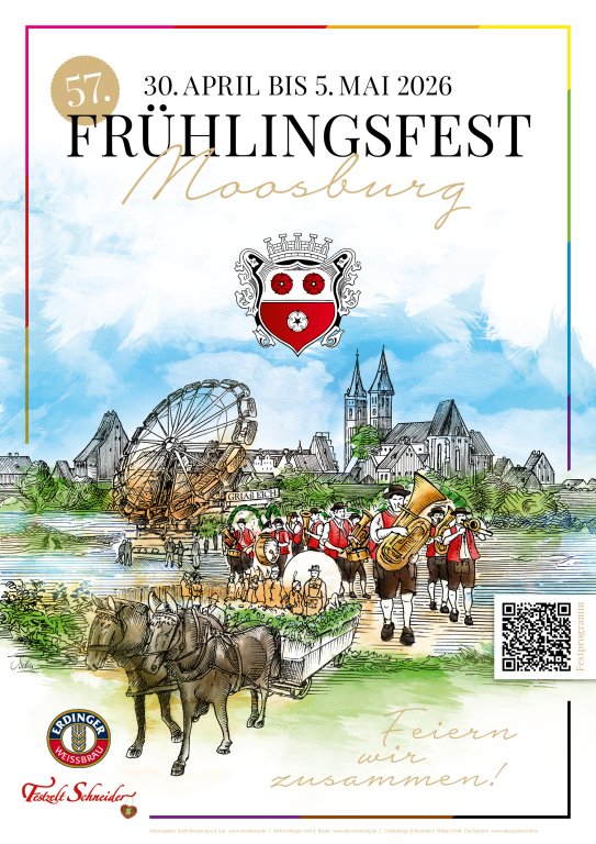 Stadt Moosburg Frühlingsfest 2026 Poster